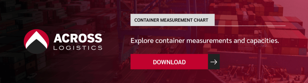 Container Measurement Chart
